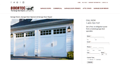 Desktop Screenshot of doortec.com